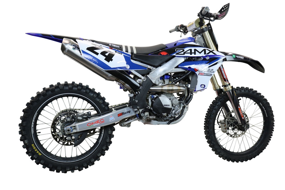 Egzoz ile uyumlu Yamaha WR 250 F 2020-2024, Pentacross FULL Titanium, Motokros sitem ile FIM Dbkiller Tam hat, susturucu artı toplayıcı 