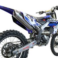Egzoz ile uyumlu Yamaha WR 250 F 2020-2024, Pentacross FULL Titanium, Motokros sitem ile FIM Dbkiller Tam hat, susturucu artı toplayıcı 