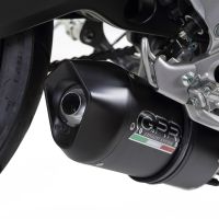 Egzoz ile uyumlu Yamaha Mt-09 2014-2016, Furore Nero, Onaylanmış ve yasal, çıkarılabilir db öldürücü dahil tam sistem egzozu 