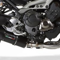 Egzoz ile uyumlu Yamaha XSR900 2016-2021, Furore Evo4 Nero, Yalnızca gürültü için onaylanan sistem, AB dışındaki pazarlar için geçerlidir Tam hat, susturucu artı toplayıcı 