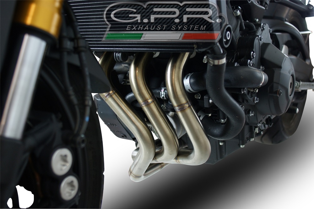 Egzoz ile uyumlu Yamaha Mt-09 2014-2016, Furore Nero, Onaylanmış ve yasal, çıkarılabilir db öldürücü dahil tam sistem egzozu 