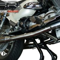 Egzoz ile uyumlu Moto Guzzi California 1100 Special-Stone-Sport-Ev-Alu 1997-2005, Vintacone, Homologe sistem Double Susturucu ve özel bağlantı borusu 