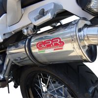 Egzoz ile uyumlu Moto Guzzi Stelvio 1200 8V 2011-2017, Trioval, Egzoz yasal, onaylı, çıkarılabilir db killer ve bağlantı borulu susturucu 