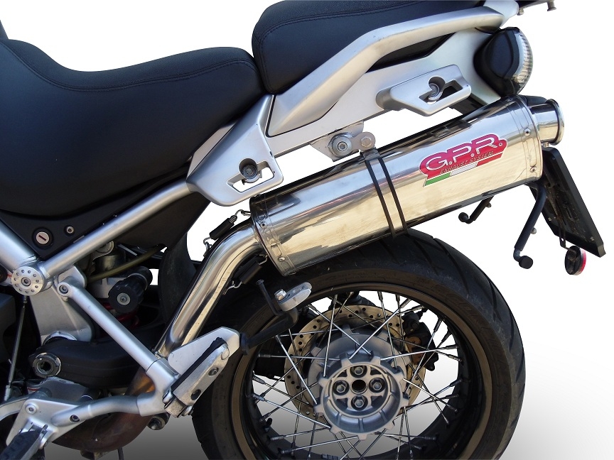 Egzoz ile uyumlu Moto Guzzi Stelvio 1200 8V 2011-2017, Trioval, Egzoz yasal, onaylı, çıkarılabilir db killer ve bağlantı borulu susturucu 