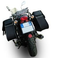 Egzoz ile uyumlu Moto Guzzi V7 (I - II) - Stone - Special 2012-2016, Vintacone , Homologe sistem Double Susturucu ve özel bağlantı borusu 