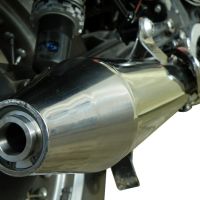 Egzoz ile uyumlu Moto Guzzi V7 (I - II) - Stone - Special 2012-2016, Vintacone , Homologe sistem Double Susturucu ve özel bağlantı borusu 