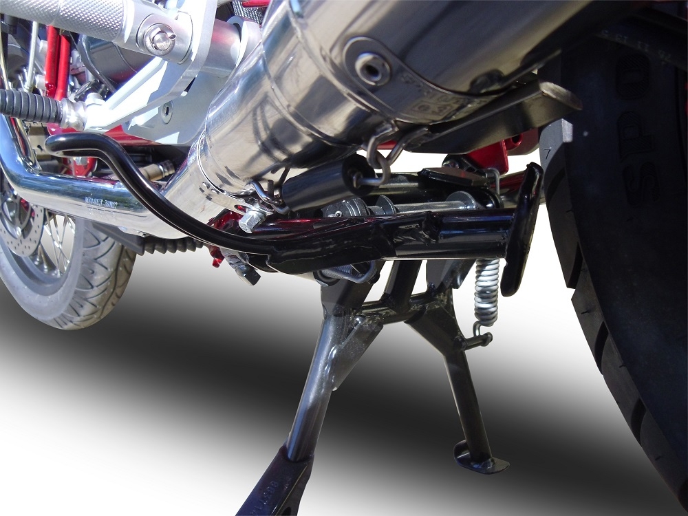 Egzoz ile uyumlu Moto Guzzi V7 (I - II) Racer 2010-2016, Vintacone , Homologe sistem Double Susturucu ve özel bağlantı borusu 