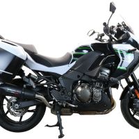Egzoz GPR ile uyumlu  Kawasaki Versys 1000 I.E. 2019-2020, New Grand Prix Evo Poppy, Egzoz yasal, onaylı, çıkarılabilir db killer ve bağlantı borulu susturucu 