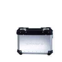 GPR TECH compatible with  Benelli Trk 502 X 2021/2024 e5 GPR TECH Pair of side cases aluminum made, silver color with specific pannier holder Capacity 38 LT. + 38 LT.