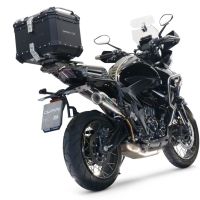 Egzoz ile uyumlu Zontes 350 T1 ADV 2022-2024, Powercone Evo, Egzoz yasal, onaylı, çıkarılabilir db killer ve bağlantı borulu susturucu 