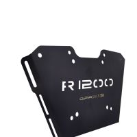 GPR TECH compatible with  Bmw R 1250 R - Rs 2021/2024 e5 GPR TECH SPECIFIC TITANIUM PLATE TOP CASE-ALPITECH 35/55 LT compatible with original luggage rack,titanium made with 4 anchor points
