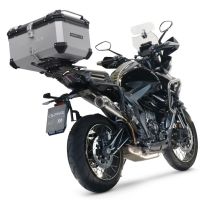 Egzoz ile uyumlu Zontes 350 T1 ADV 2022-2024, Powercone Evo, Egzoz yasal, onaylı, çıkarılabilir db killer ve bağlantı borulu susturucu 