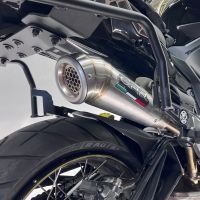Egzoz ile uyumlu Zontes 350 T1 ADV 2022-2024, Powercone Evo, Egzoz yasal, onaylı, çıkarılabilir db killer ve bağlantı borulu susturucu 