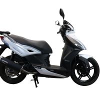 Egzoz ile uyumlu Kymco Agility 200 - I.E. R16 - Plus 2010-2014, Evo4 Road, Onaylanmış ve yasal, çıkarılabilir db öldürücü dahil tam sistem egzozu 
