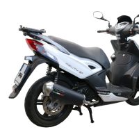 Egzoz ile uyumlu Kymco Agility 200 - I.E. R16 - Plus 2010-2014, Evo4 Road, Onaylanmış ve yasal, çıkarılabilir db öldürücü dahil tam sistem egzozu 