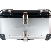 GPR TECH TOP CASE ALPI-TECH 55 LT SILVER Top case in aluminum, silver color with universal plate included Capacity 55 LT.