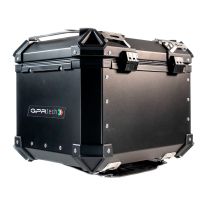 GPR TECH TOP CASE ALPI-TECH 45 LT. BLACK Top case in aluminum,including soft backrest, black color with universal plate  Capacity 45 LT.