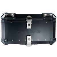 GPR TECH TOP CASE ALPI-TECH 55 LT BLACK Top case in aluminum, black color with universal plate included Capacity 55 LT.