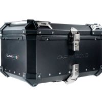 Top case GPR TECH compatible with  Benelli Trk 251 2019/2023 GPR TECH Top case in aluminum, black color with specific plate included Capacity 55 LT.