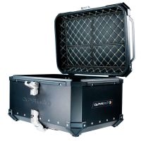 Top case GPR TECH compatible with  Benelli Trk 251 2019/2023 GPR TECH Top case in aluminum, black color with specific plate included Capacity 55 LT.