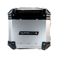 Top case GPR TECH compatible with  Benelli Trk 125 2019/2023 GPR TECH Top case in aluminum, silver color with specific plate included Capacity 35 LT.