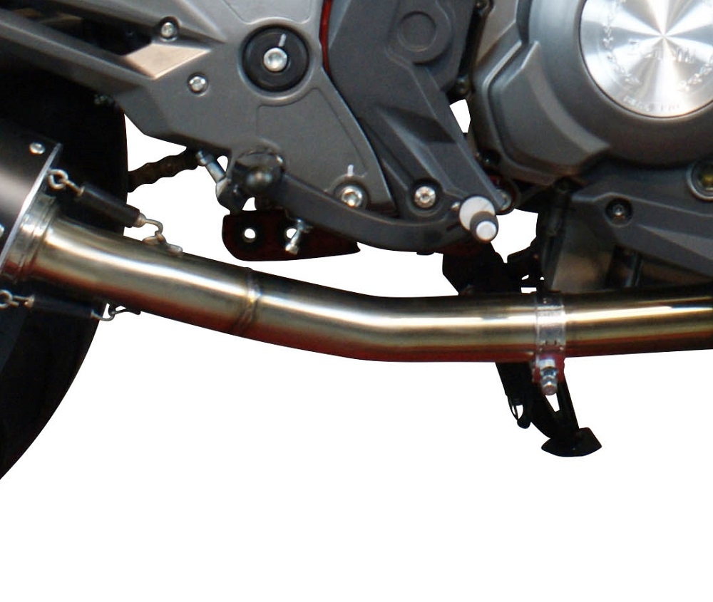 Egzoz ile uyumlu Benelli Bn 302 S 2015-2016, M3 Inox , Egzoz yasal, onaylı, çıkarılabilir db killer ve bağlantı borulu susturucu 