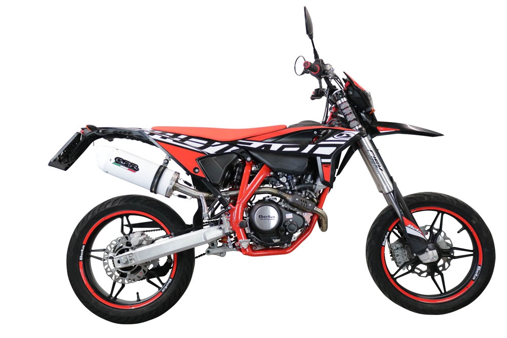 Egzoz ile uyumlu Beta RR 125 4T Enduro 2021-2024, Albus Evo4, Onaylı egzoz, bağlantı borusu ve çıkarılabilir db öldürücü dahil Avrupa DIŞI pazarlar için yasal 
