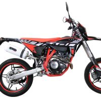 Egzoz ile uyumlu Beta RR 125 4T Enduro 2021-2024, Albus Evo4, Onaylı egzoz, bağlantı borusu ve çıkarılabilir db öldürücü dahil Avrupa DIŞI pazarlar için yasal 