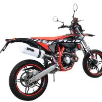 Egzoz ile uyumlu Beta RR 125 4T Enduro 2021-2024, Albus Evo4, Onaylı egzoz, bağlantı borusu ve çıkarılabilir db öldürücü dahil Avrupa DIŞI pazarlar için yasal 