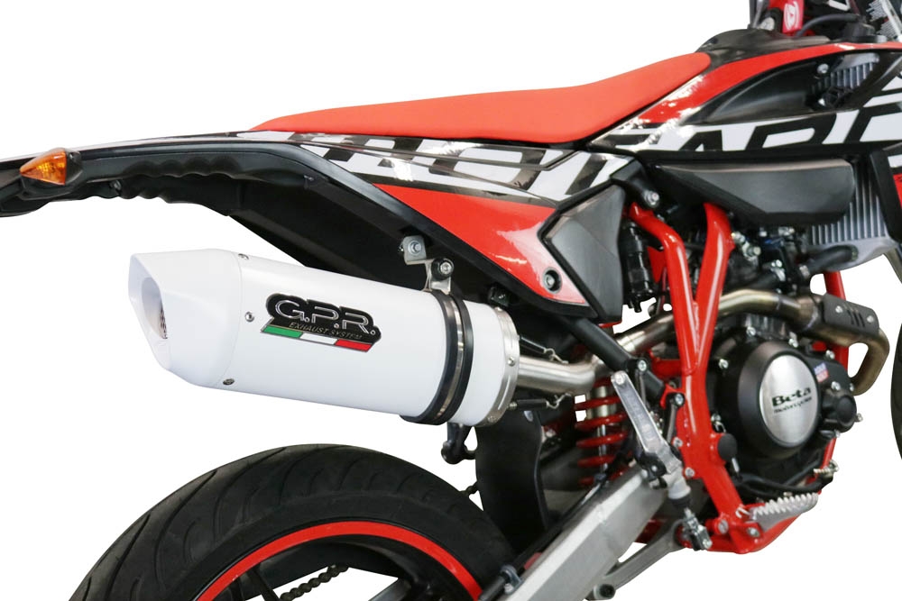 Egzoz ile uyumlu Beta RR 125 4T Enduro 2021-2024, Albus Evo4, Onaylı egzoz, bağlantı borusu ve çıkarılabilir db öldürücü dahil Avrupa DIŞI pazarlar için yasal 