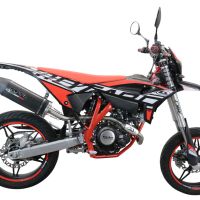 Egzoz ile uyumlu Beta RR 125 4T Enduro 2021-2024, Furore Evo4 Poppy, Onaylı egzoz, bağlantı borusu ve çıkarılabilir db öldürücü dahil Avrupa DIŞI pazarlar için yasal 
