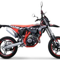 Egzoz ile uyumlu Beta RR 125 4T Motard 2021-2024, Decatalizzatore, Yarış Sistemi Tam hat, susturucu artı toplayıcı 