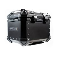 GPR TECH TOP CASE ALPI-TECH 26 LT. BLACK Top case in aluminum,including soft backrest, black color with universal plate  Capacity 26 LT.