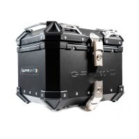 GPR TECH TOP CASE ALPI-TECH 26 LT. BLACK Top case in aluminum,including soft backrest, black color with universal plate  Capacity 26 LT.