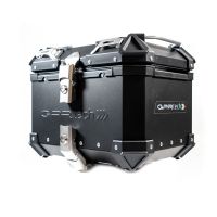 GPR TECH TOP CASE ALPI-TECH 26 LT. BLACK Top case in aluminum,including soft backrest, black color with universal plate  Capacity 26 LT.