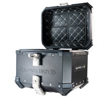 GPR TECH TOP CASE ALPI-TECH 26 LT. BLACK Top case in aluminum,including soft backrest, black color with universal plate  Capacity 26 LT.