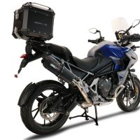 Topkoffer GPR TECH compatibel met  Triumph Tiger 900 2020/2023 e5 Alüminyum üst kasa, siyah renk ve özel plaka dahildir Kapasite Litre 45