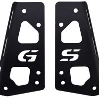 GPR TECH compatible with  Bmw F 850 Gs 2018/2020 e4 GPR TECH Specific fitting plate Top Case ALPITECH 35 LT compatible with original luggage rack,stainless steel made with 4 anchor points