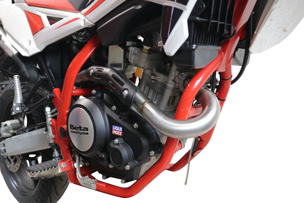 Egzoz ile uyumlu Beta RR 125 4T Motard 2019-2020, Decatalizzatore, Yarış Sistemi Tam hat, susturucu artı toplayıcı 