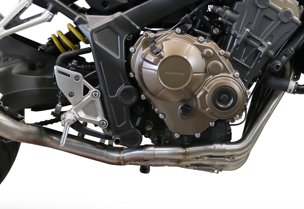 Egzoz ile uyumlu Honda Cb 650 F 2017-2018, Albus Evo4, Yalnızca gürültü için onaylanan sistem, AB dışındaki pazarlar için geçerlidir Tam hat, susturucu artı toplayıcı 
