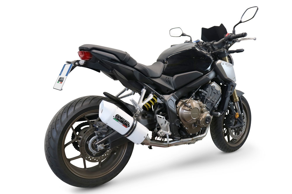 Egzoz ile uyumlu Honda Cb 650 F 2017-2018, Albus Evo4, Yalnızca gürültü için onaylanan sistem, AB dışındaki pazarlar için geçerlidir Tam hat, susturucu artı toplayıcı 