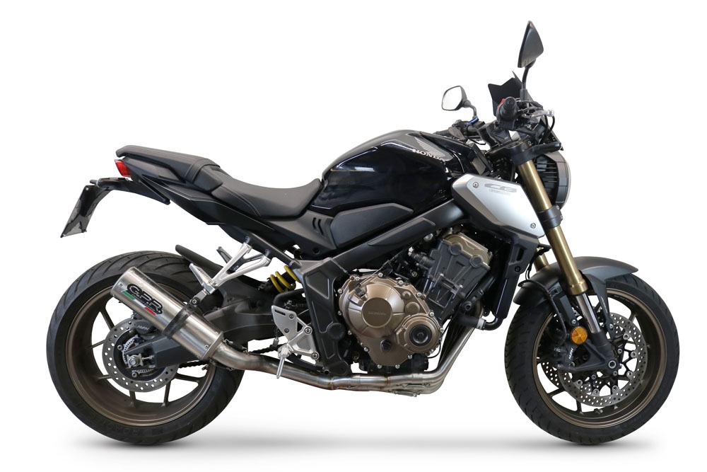 Exhaust compatible with Honda Cb 650 R 2019-2020, M3 Inox , full system exhaust legal for UK and non-EU countries including removable db killer 