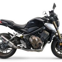 Exhaust compatible with Honda Cb 650 R 2019-2020, M3 Inox , full system exhaust legal for UK and non-EU countries including removable db killer 