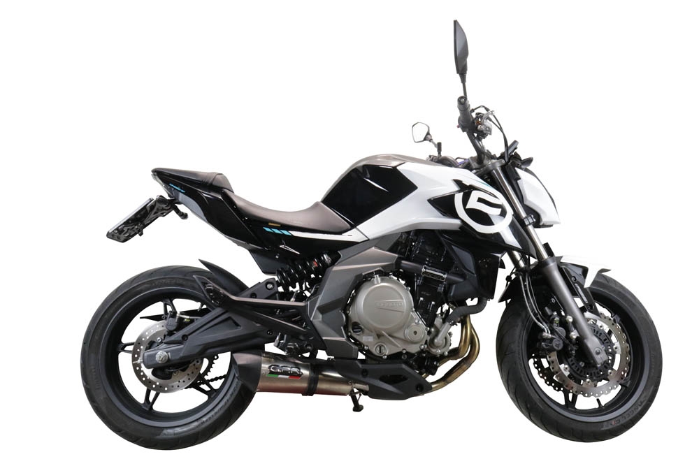 Egzoz GPR ile uyumlu  Cf Moto 400 NK 2021-2023, New Grand Prix Evo Titanium, Onaylı egzoz, bağlantı borusu ve çıkarılabilir db öldürücü dahil Avrupa DIŞI pazarlar için yasal 