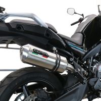 Egzoz ile uyumlu Cf Moto 800 Mt Touring 2022-2024, Satinox , Egzoz yasal, onaylı, çıkarılabilir db killer ve bağlantı borulu susturucu 