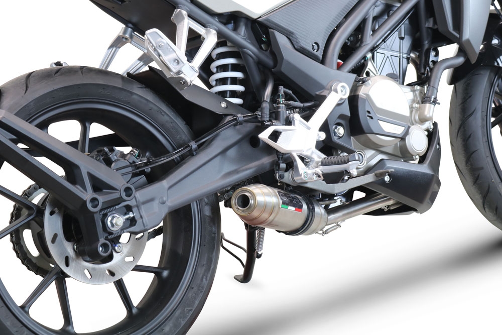Egzoz ile uyumlu Cf Moto 300 NK 2022-2024, Deeptone Inox, Homologe edilmemiş dbkiller ile yarış sistemi Tam hat, susturucu artı toplayıcı 