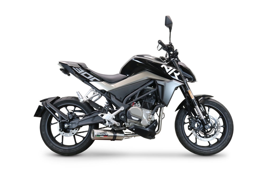 Egzoz ile uyumlu Cf Moto 300 NK 2022-2024, M3 Inox , Yalnızca gürültü için onaylanan sistem, AB dışındaki pazarlar için geçerlidir Tam hat, susturucu artı toplayıcı 