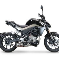 Egzoz ile uyumlu Cf Moto 300 NK 2022-2024, M3 Inox , Yalnızca gürültü için onaylanan sistem, AB dışındaki pazarlar için geçerlidir Tam hat, susturucu artı toplayıcı 