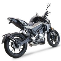 Egzoz ile uyumlu Cf Moto 300 NK 2022-2024, Powercone Evo, Yalnızca gürültü için onaylanan sistem, AB dışındaki pazarlar için geçerlidir Tam hat, susturucu artı toplayıcı 