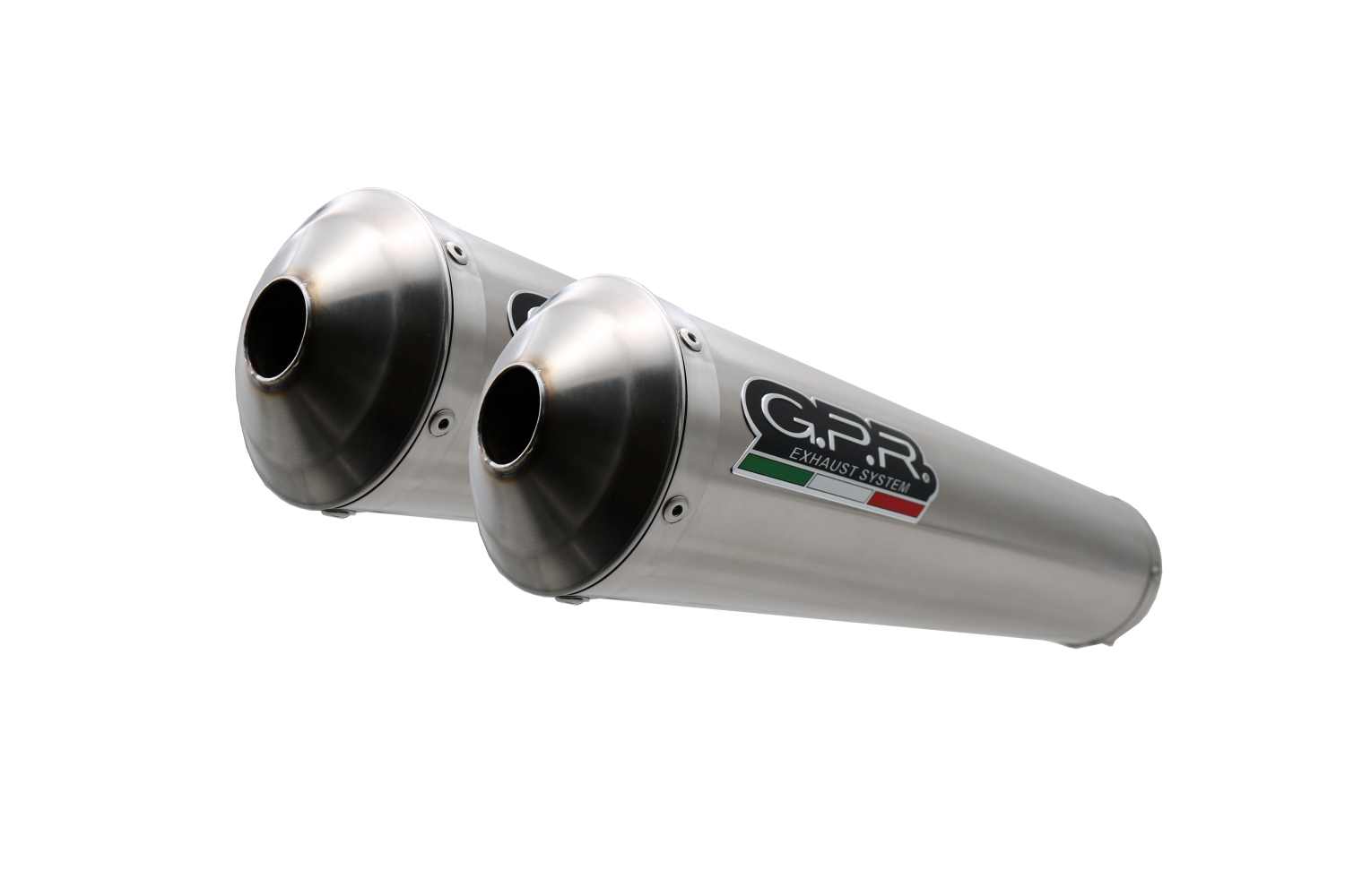 Egzoz ile uyumlu Yamaha MT-01 2005-2011, Inox Tondo, Homologe sistem Double Susturucu ve özel bağlantı borusu 